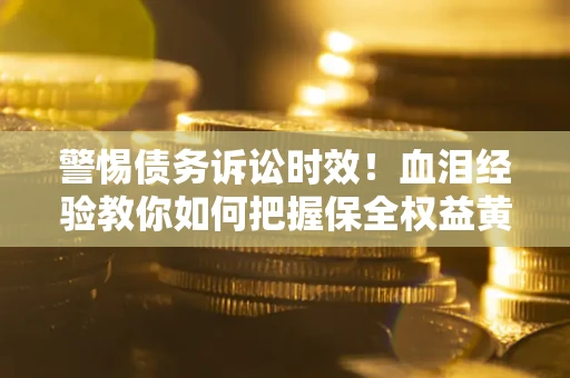 武汉警惕债务诉讼时效！血泪经验教你如何把握保全权益黄金期
