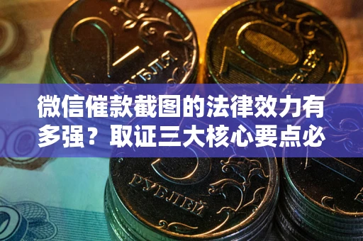 武汉微信催款截图的法律效力有多强？取证三大核心要点必须知道！