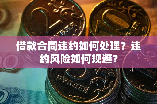 武汉借款合同违约如何处理？违约风险如何规避？