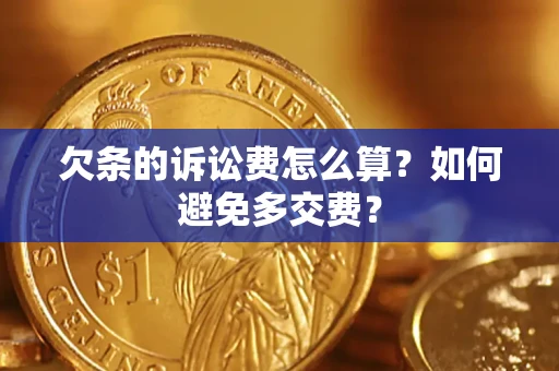 武汉欠条的诉讼费怎么算？如何避免多交费？