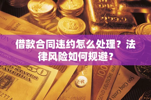 武汉借款合同违约怎么处理？法律风险如何规避？
