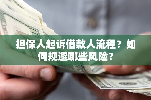 武汉担保人起诉借款人流程？如何规避哪些风险？